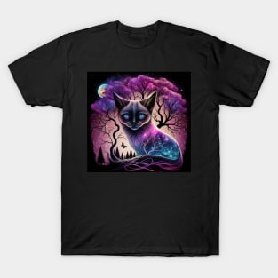 Spooky Siamese Cat T-Shirt